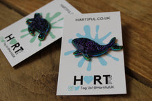 Load image into Gallery viewer, Enamel pin badges ~ Ocean Animals ~ By Hartiful
